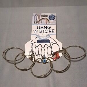 Accessory Organizer Hang Silver Open Ring Purchase Scarves Belts Ties‎ Jewelry